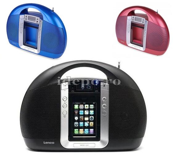 Lenco iPD-5200<br> Clock&Alarm<br> Sistem audio iPod