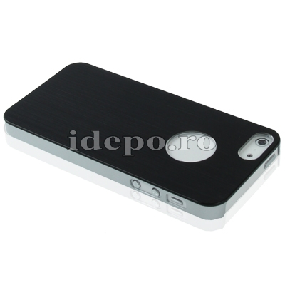 Husa iPhone 5S, 5 <br> Exclusive Metal Black<br> Ultra Thin