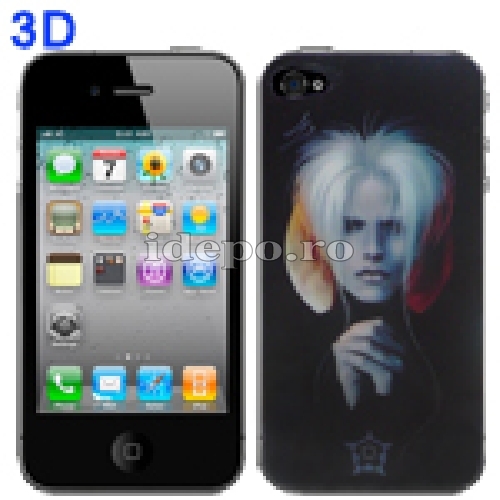 Folie protectie iPhone 4, 4S  <br> 3D Demon <br> Accesorii iPhone