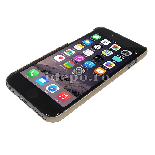 Husa iPhone 6 PLUS, 6S PLUS <br> Carcasa spate aluminiu - GOLD
