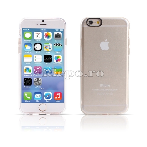 Husa iPhone 6, 6S  <BR> Carcasa TPU iPhone 6, 6S  - TRANSPARENT